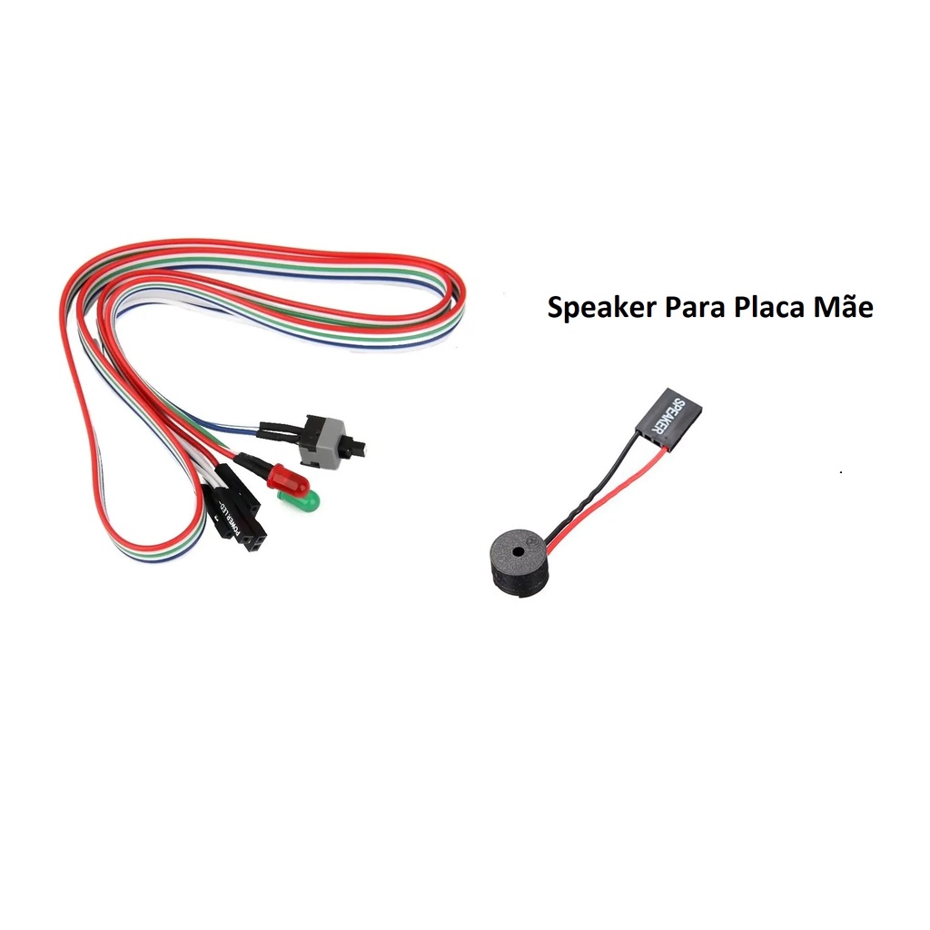 Cabos Liga Desliga On off Power Sw Para Manutenção Placa Mãe Mineração