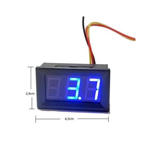 Voltímetro Digital 12v Com Remote Som Automotivo pancadao ou residencial top