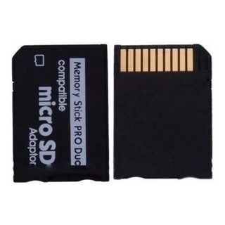 Adaptador Memory Stick Pro Duo - Psp Para Cartão Sd Lançamen
