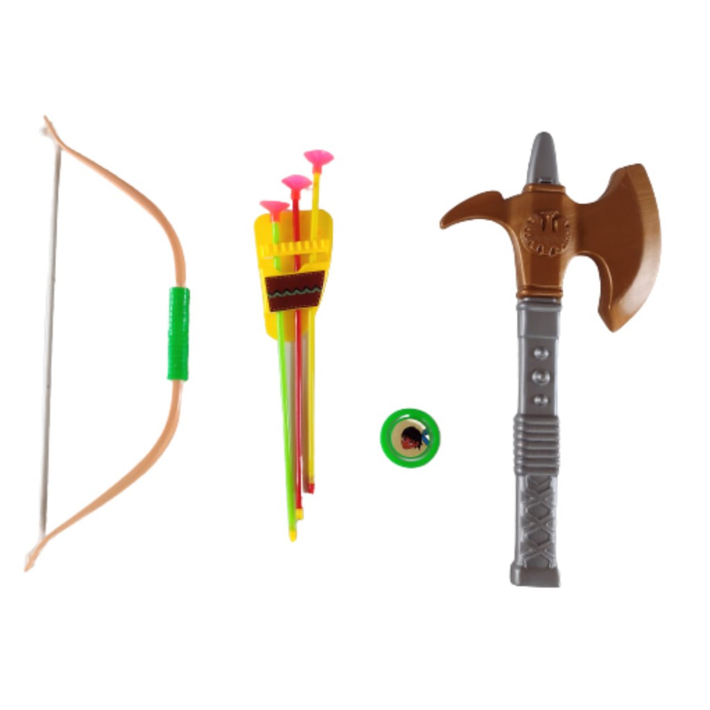Brinquedo Índio Infantil Kit Machado Indígena + Arco E Flecha