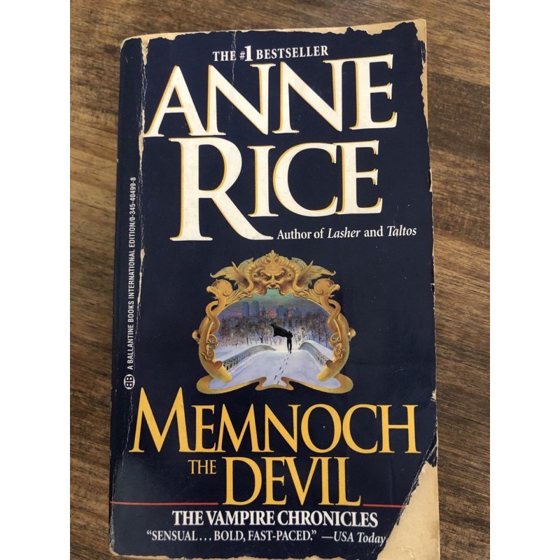 LIVRO Memnoch, the Devil, Anne Rice Shopee Brasil