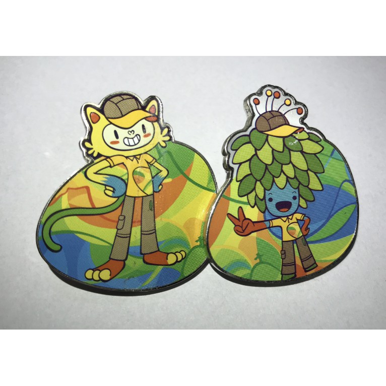 Pin Mascote Olimpiadas E Paralimpiadas Tom E Vinicius Rio 16 Olimpiada E Paralimpiadas Shopee Brasil