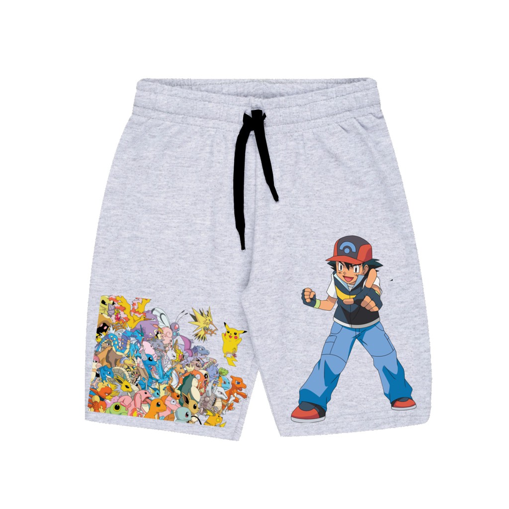 Bermuda Masculina de Moletom Estampada por Sublimação Pokemon A54