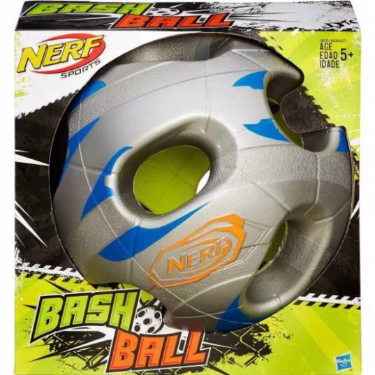 Bola De Futebol Nerf Sports Bash Ball Cinza Hasbro Shopee Brasil