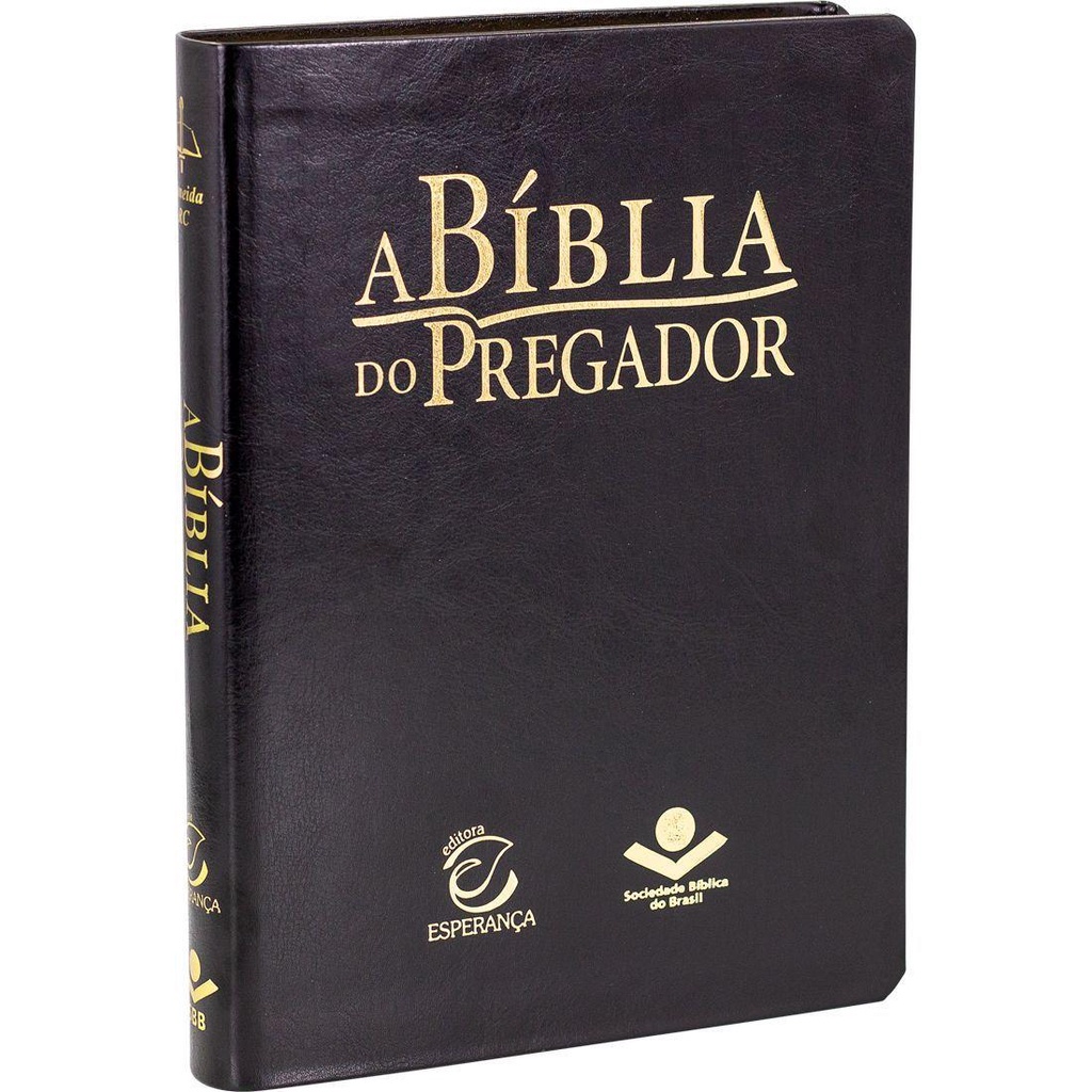 Bíblia do Pregador RC Grande - Preta Nobre em Oferta na Shopee