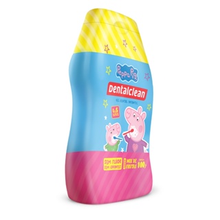 Pasta De Dente Infantil Sem Fluor - Peppa Pig - Dentalclean 100g em Oferta na Shopee