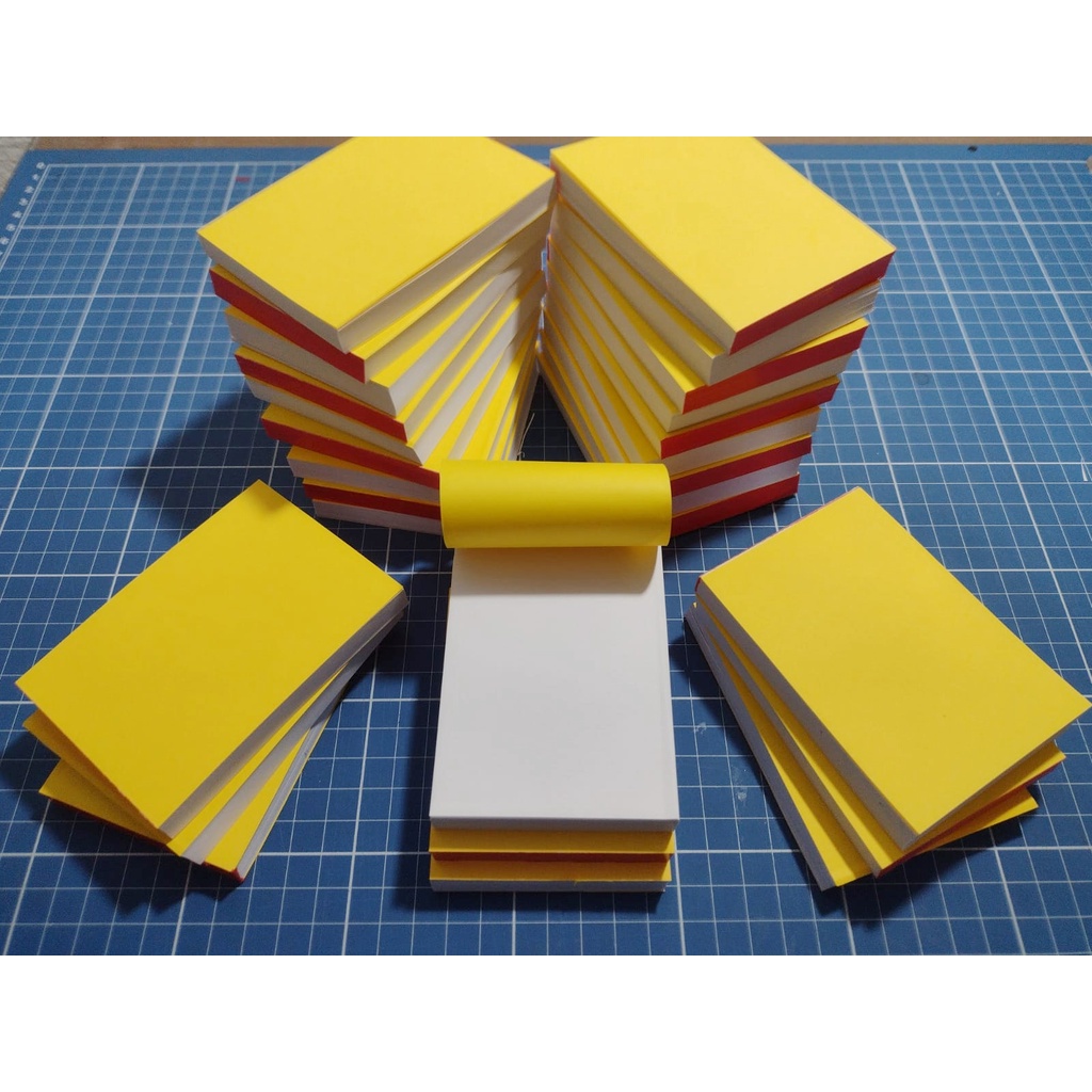 35 Bloco de Rascunho -  50 folhas cada - 7x10cm - Liso