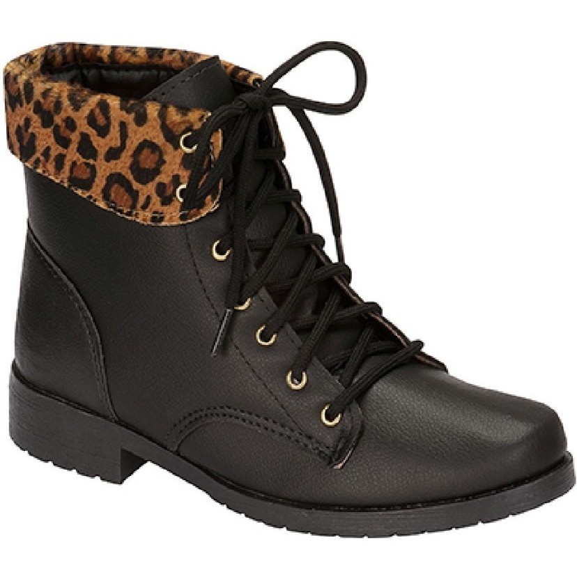 Bota Coturno Feminina Adulta  Tratorada Ref511