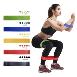 Kit 5 Faixas Elastico de Resistência Ao Exercício Mini Aglomerados em Oferta na Shopee