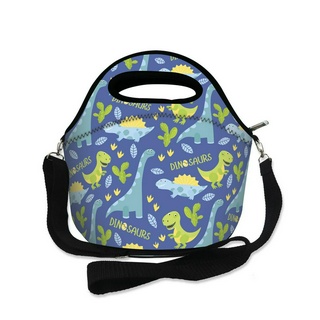 Mini Lancheira Térmica em Neoprene - ISOPRENE - Dinossauros