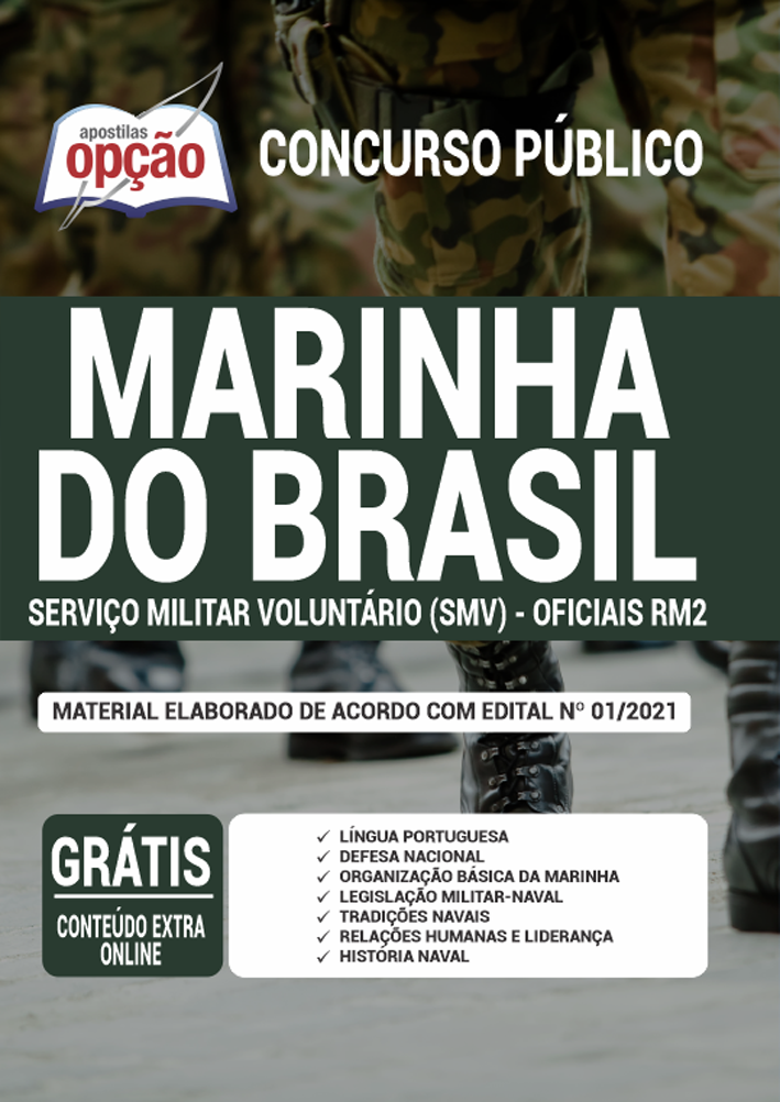 Apostila Marinha Do Brasil Serviço Militar SMV Oficiais RM2 | BeeCost