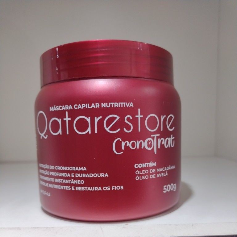 Máscara nutritiva Qatar hair 500g Shopee Brasil