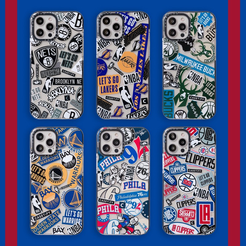 Case iphone 11 12 Pro Max X Xs Max XR Soft TPU Back Cover NBA team Shockproof Phone Case Shell 11 Pro Max