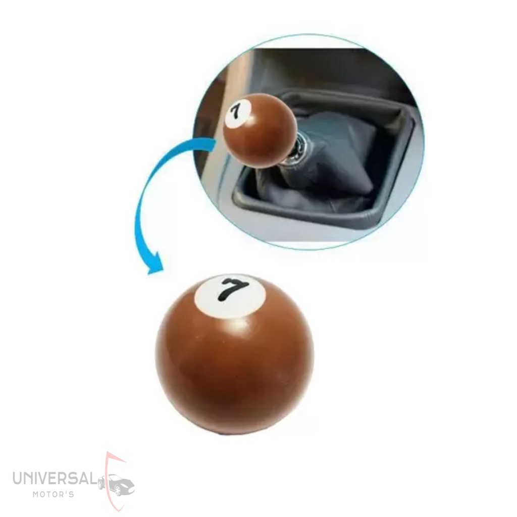 Bola (manopla) De Cambio (sinuca) Opala / Caravan 7 Marrom