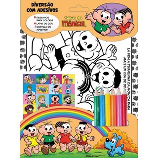 Turma da Mônica Diversão com Adesivos - Turma da Mônica
