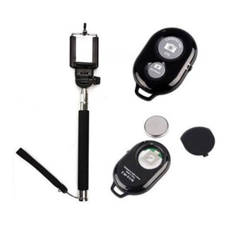 Bastão Self Pau De Selfie Monopod Com Controle Bluetooth em Oferta na Shopee