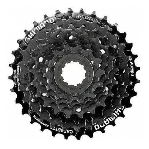 CASSETE SHIMANO 8V 12-32D HG200 HYPERGLIDE K7 PRETO ORIGINAL em Oferta na Shopee