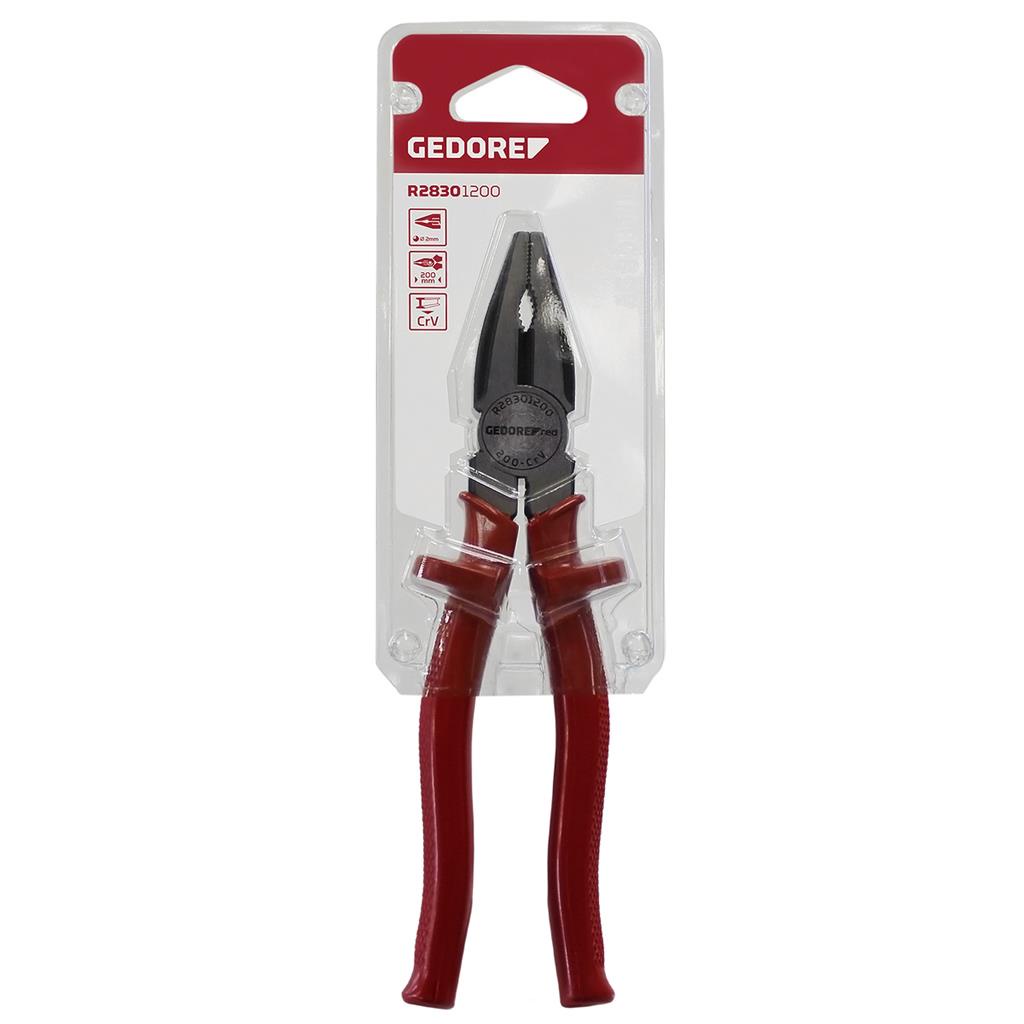 Alicate Universal 8" Gedore Red Cromo Vanádio R28301200 em Oferta na Shopee