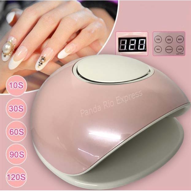 Cabine De Unhas F4 Led/Uv 48W Nail Lamp Bivolt Secagem Rápida Gel Acrygel Manicure