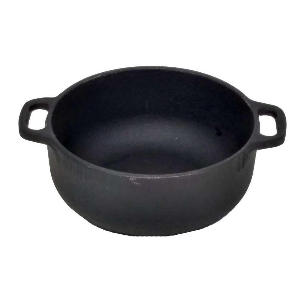 Cumbuca Ferro fundido Sem Tampa Ferro 12Cm 450ml