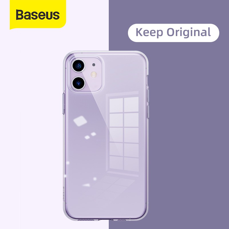 Baseus Full Lens Protection Transparent Soft Cover For Phone 13 12 11 Pro Max