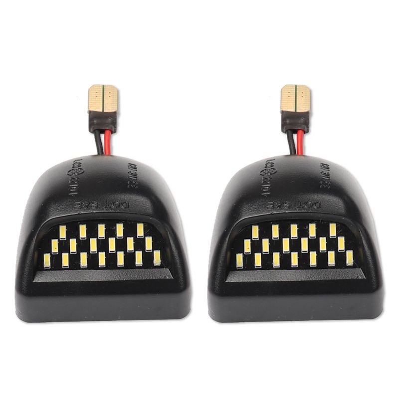 2 Peças Acessórios Para Carro Luz Led Placa De Chevy Silverado Suburban Tahoe GMC Sierra 1500 2500 3500 Cadillac Escalad