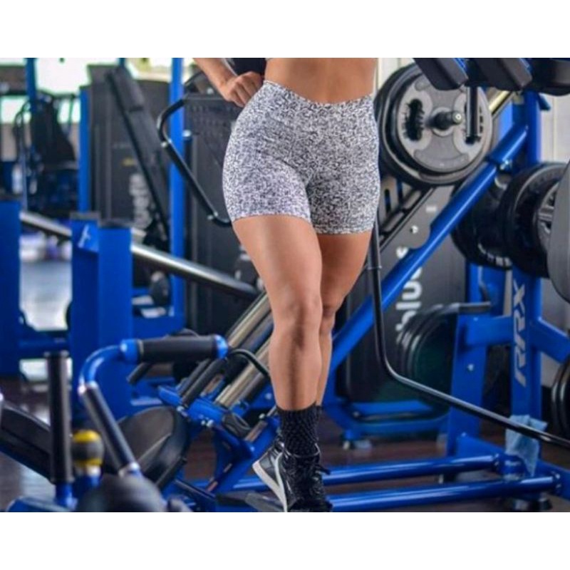 shorts roupa de academia fitness esportivo feminino curto para caminhada e treino
