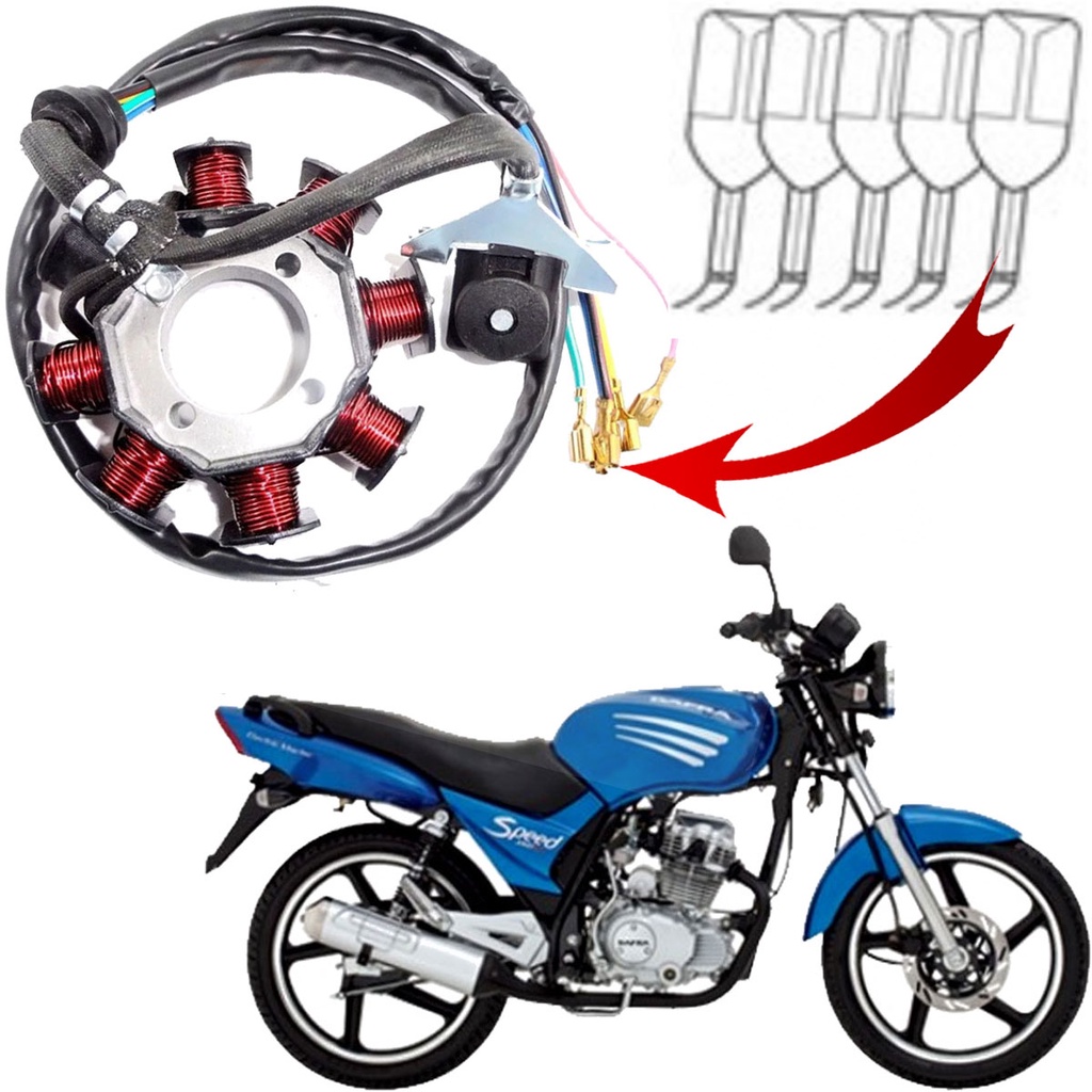 Estator dafra speed150 2007 2008 2009 2010 2011 2012 a 2015