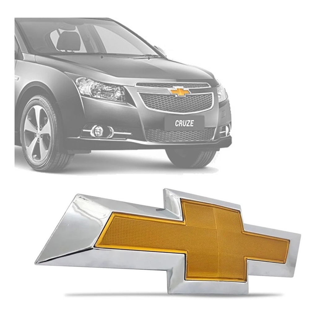 Emblema da Chevrolet para o Cruze de 2012 a 2016 grade dianteira Adesivo Alto Relevo Gravata