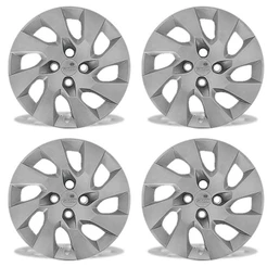 Jogo Calota Grid Corsa Classic Aro 13 Cubo Baixo Fixação Por Parafuso 140CB-PTA-U