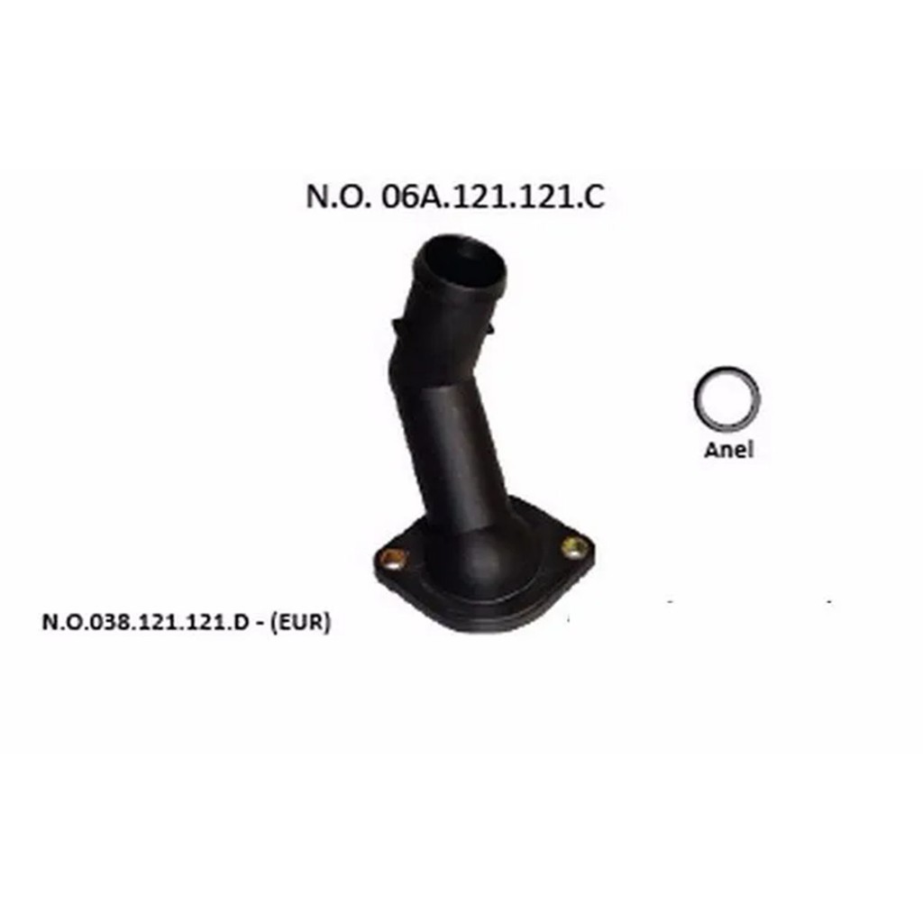 Flange Termostato Golf Bora Beetle Polo Audi A3 06a121121c