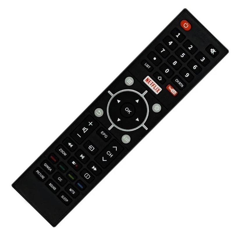 Controle Remoto Tv Led Semp Ct-6810 / L32s3900s / L39s3900fs