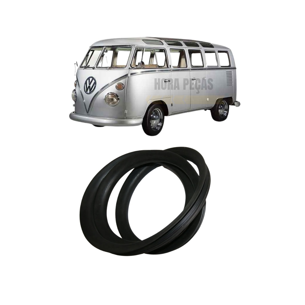 Guarnição Vidro Janela Lateral Fixa Kombi Todas Ano Até 96