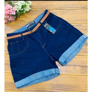 Shorts jeans Hot Pants com Laycra+ Cinto em Oferta na Shopee