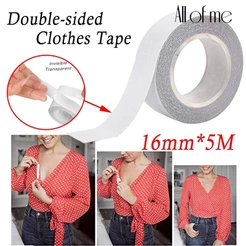 Fita Transparente Dupla Face Para Corpo De Roupas De 1.6 Cm * 5 M