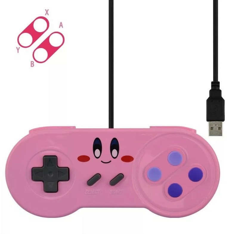 Controle Multicolorido Super Nintendo Usb Pc Raspberry Pi