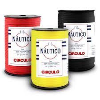 Fio Náutico Círculo 5mm 500 Gramas Cordão Para Macramê e Bolsas
