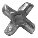 Cruzeta Faca Para Maquina De Moer Carne Picador Boca 09