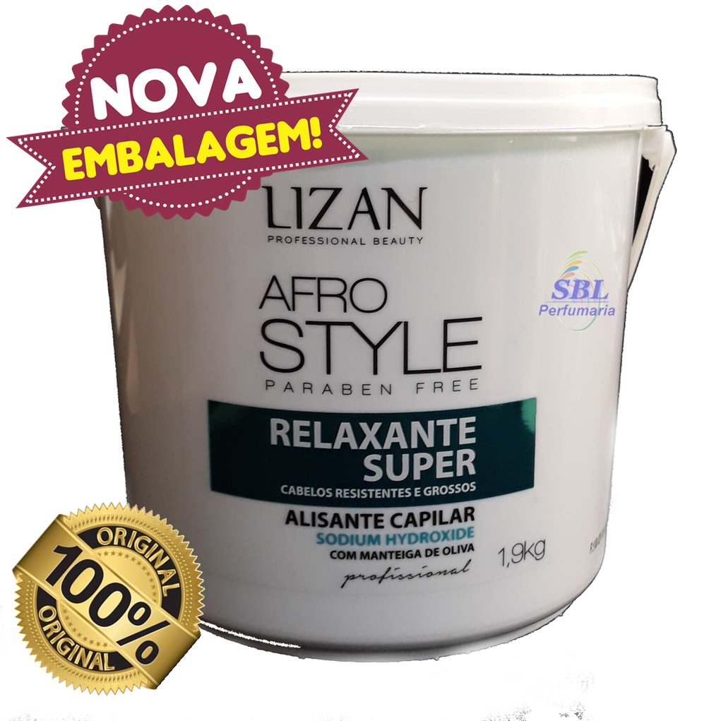 Afrostyle Creme Alisante Relaxante Sódio Balde 1.9kg