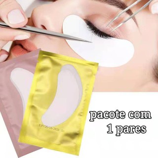kit 2 50 Pares adesivo Gel Pad Protetor de Pálpebras Alongamento de Cílios