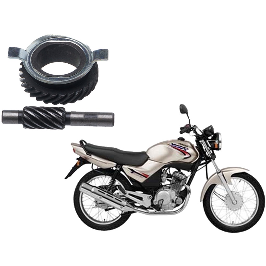 engrenagem velocimetro ybr 125 lona 2000 2001 2002 a 2008