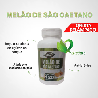 Melão de São Caetano em 120 cápsulas