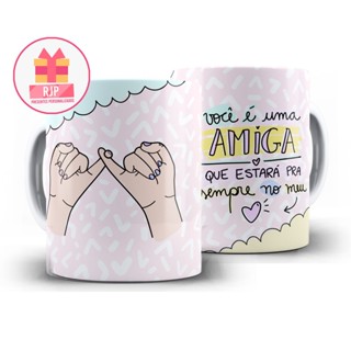 Caneca de Porcelana Amizade #5- Super Oferta em Oferta na Shopee