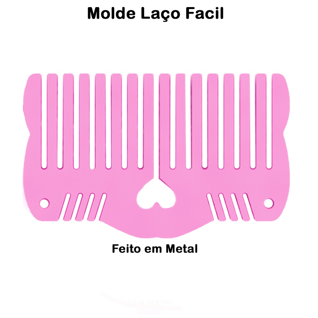 Molde Gabarito Laço Fácil Metal em Oferta na Shopee