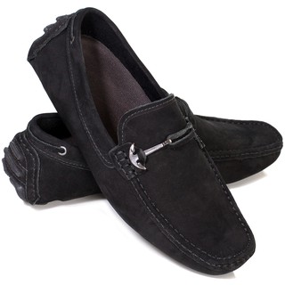 Mocassim masculino em couro, âncora, qualidade e conforto