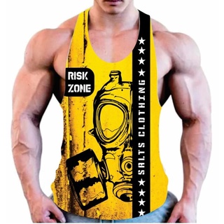 Regata cavada academia musculação Risk Zone