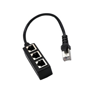 Diytool.Brsplitter Ethernet Rj45 Cabo Adaptador 1 Macho Para 2 / 3 Porta Fêmea De Rede Lan (Gouqi) #1