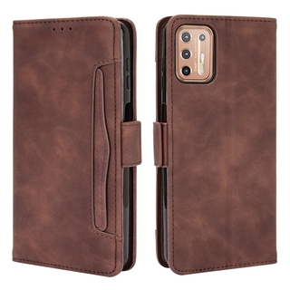 Capa Carteira Flip De Couro Removível Anti-Impacto Para Motorola Moto G9 Plus