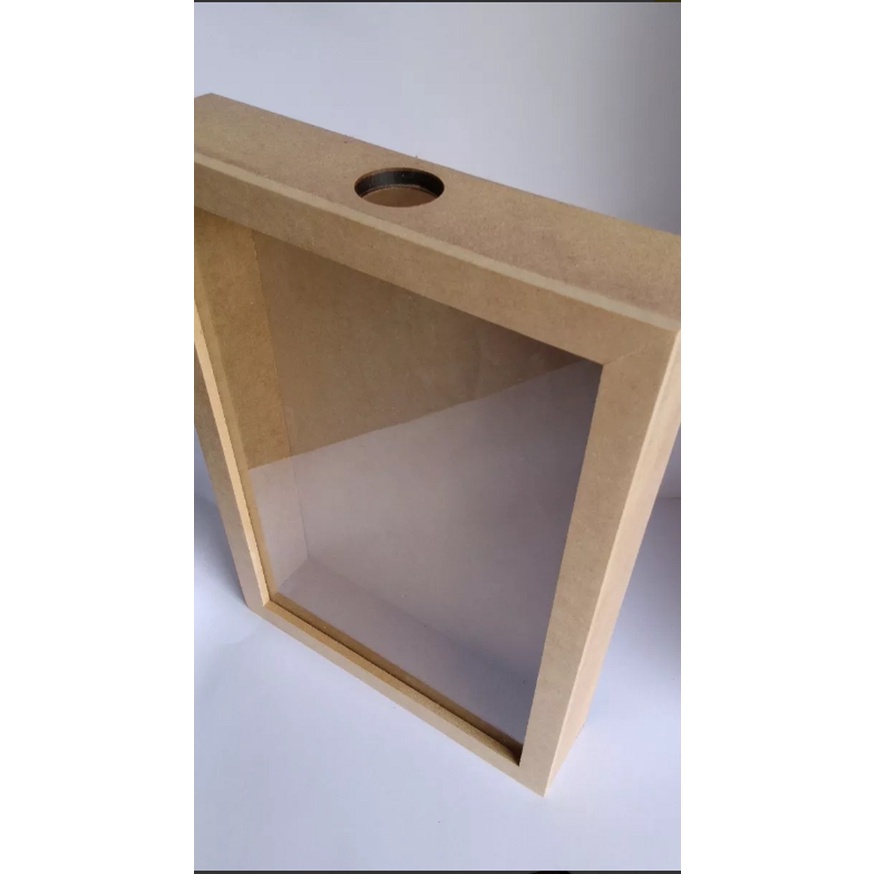 Quadro Porta Rolhas em MDF CRU sem arte. 40x30x6cm
