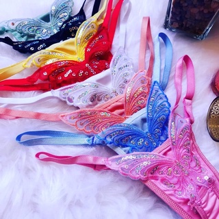 Kit 4 Calcinha borboleta tanga lingerie com regulagem